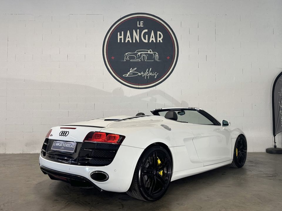 AUDI R8 SPYDER V10 5.2 FSI 525ch Quattro R-Tronic6 - Le Hangar Bordelais - image 8