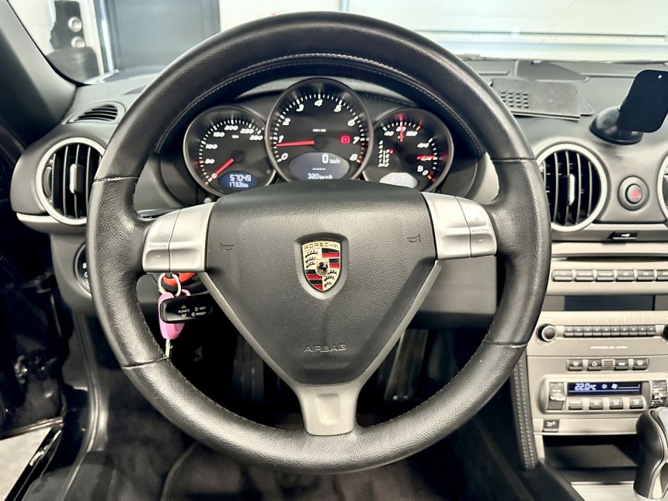 Porsche Boxster 987 2.7 240ch Tiptronic S Cabriolet - Noir Basalte - 31 990 € - image 9