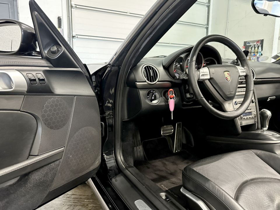 Porsche Boxster 987 2.7 240ch Tiptronic S Cabriolet - Noir Basalte - 31 990 € - image 16