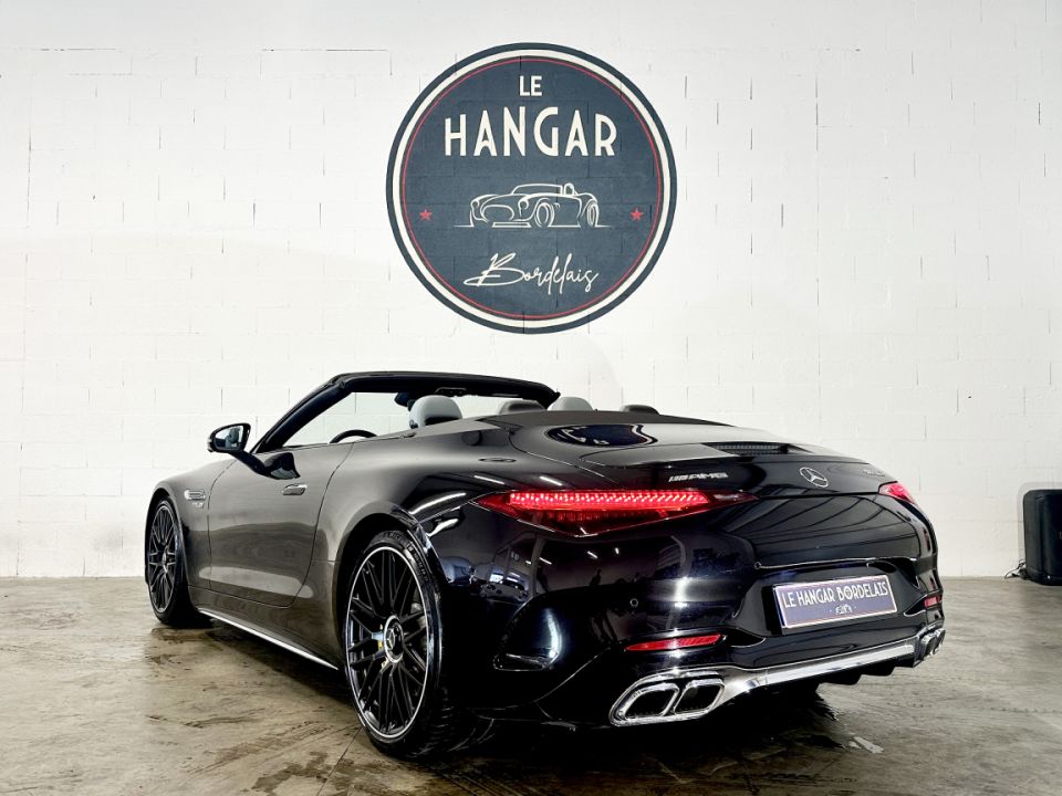 MERCEDES CLASSE SL 63 AMG V8 4.0 585ch 9G-Tronic 4Matic+ - Cabriolet Noir Obsidienne, Intérieur Cuir NAPPA Gris - 149 990 € - image 4