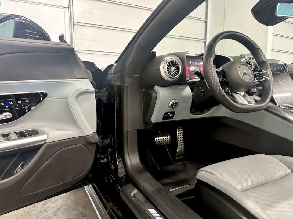 MERCEDES CLASSE SL 63 AMG V8 4.0 585ch 9G-Tronic 4Matic+ - Cabriolet Noir Obsidienne, Intérieur Cuir NAPPA Gris - 149 990 € - image 16