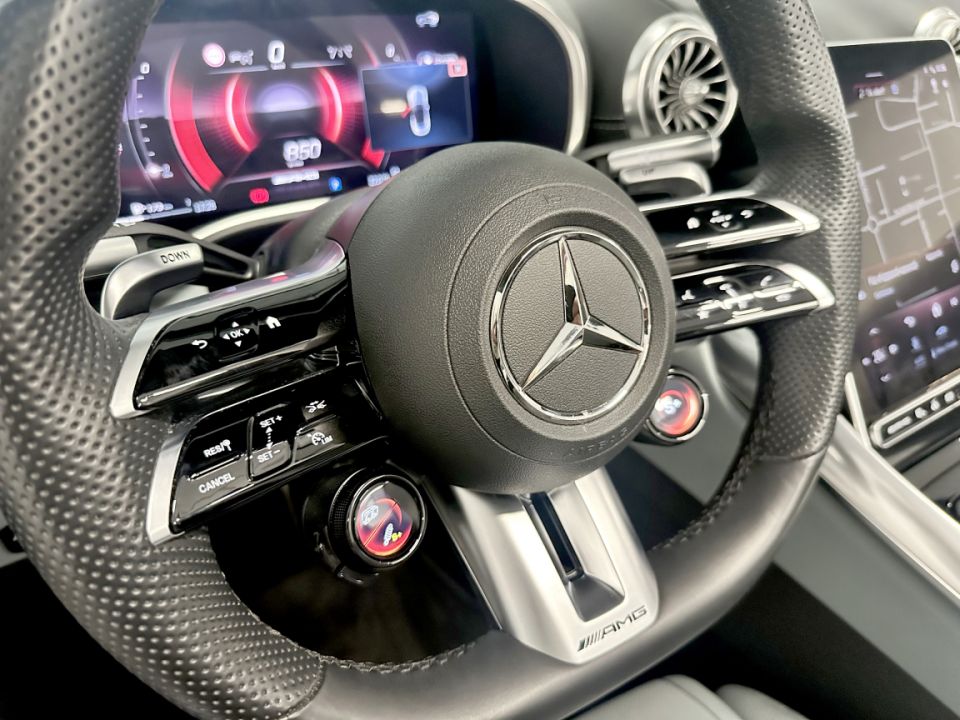 MERCEDES CLASSE SL 63 AMG V8 4.0 585ch 9G-Tronic 4Matic+ - Cabriolet Noir Obsidienne, Intérieur Cuir NAPPA Gris - 149 990 € - image 18