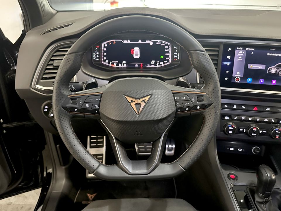 SEAT Cupra Ateca 2.0 TSI 300ch DSG7 4Drive - Noir Cristal métallisée 2021 - 41 990 € - image 13