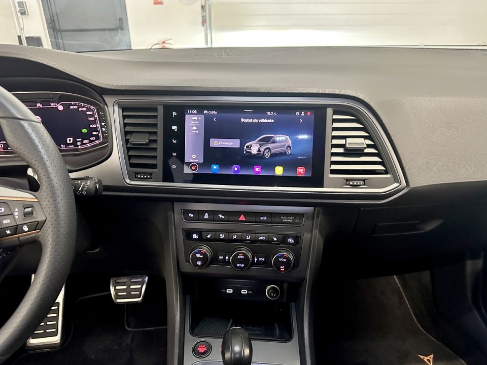 SEAT Cupra Ateca 2.0 TSI 300ch DSG7 4Drive - Noir Cristal métallisée 2021 - 41 990 € - image 16