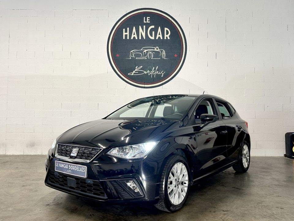 SEAT Ibiza 1.0 MPI 80ch SetS BVM5 Style - Noir Mythique métallisée 2020 - 9 990 € - image 0