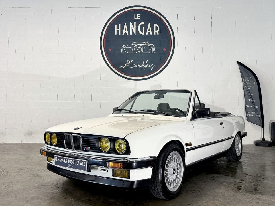 B.M.W. SERIE 3 E30 320i 2.0 129ch Cabriolet BVM5 - Le Hangar Bordelais - image 0