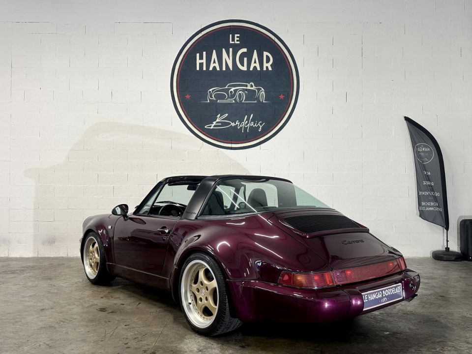 PORSCHE 911 Type 964 Carrera 4 Targa 3.6 250ch BVM5 - Le Hangar Bordelais - image 4