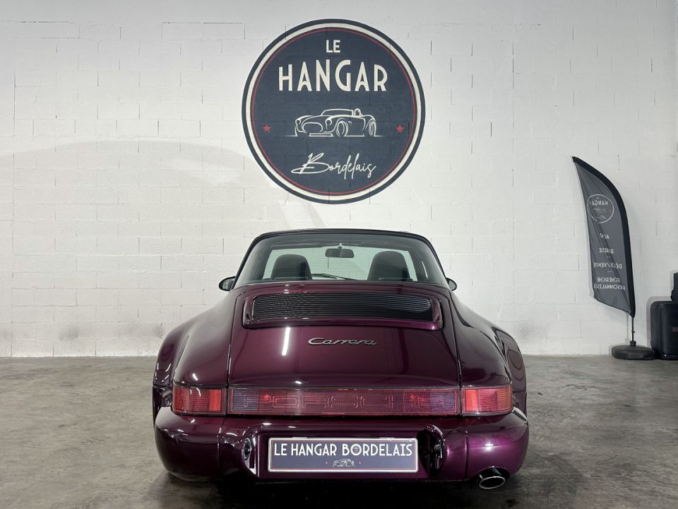PORSCHE 911 Type 964 Carrera 4 Targa 3.6 250ch BVM5 - Le Hangar Bordelais - image 6