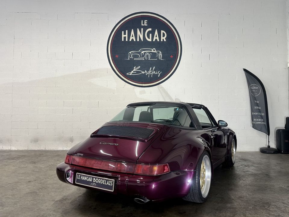 PORSCHE 911 Type 964 Carrera 4 Targa 3.6 250ch BVM5 - Le Hangar Bordelais - image 8