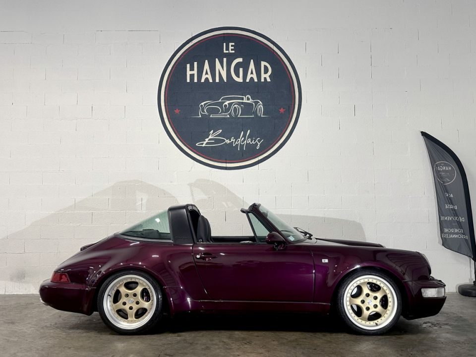 PORSCHE 911 Type 964 Carrera 4 Targa 3.6 250ch BVM5 - Le Hangar Bordelais - image 10