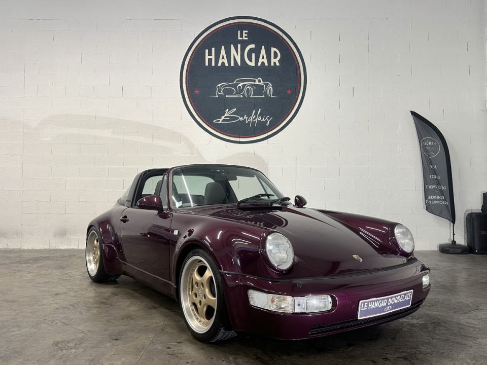 PORSCHE 911 Type 964 Carrera 4 Targa 3.6 250ch BVM5 - Le Hangar Bordelais - image 12