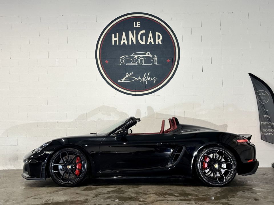 PORSCHE 718 BOXSTER SPYDER 4.0 420ch BVM6 Cabriolet Noir Unie - 116 990 € - image 2