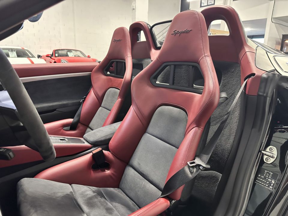 PORSCHE 718 BOXSTER SPYDER 4.0 420ch BVM6 Cabriolet Noir Unie - 116 990 € - image 3