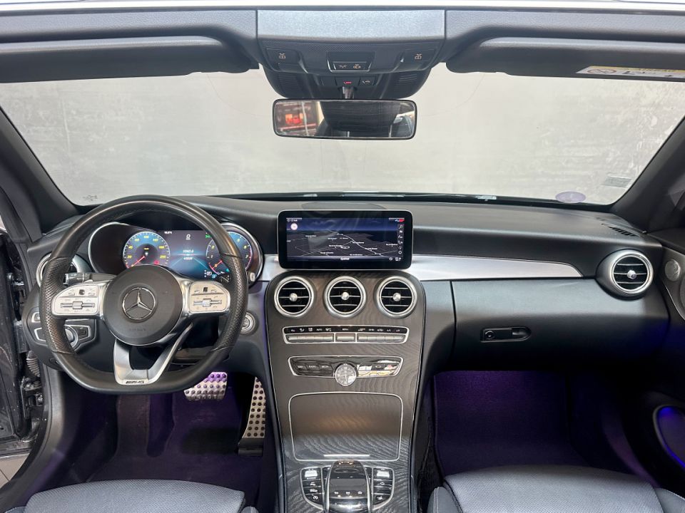 MERCEDES CLASSE C Cabriolet 200 1.5 184ch 9G-Tronic AMG Line - Le Hangar Bordelais - image 9