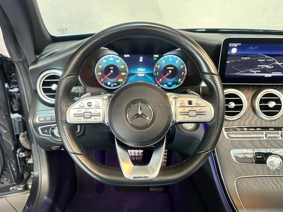 MERCEDES CLASSE C Cabriolet 200 1.5 184ch 9G-Tronic AMG Line - Le Hangar Bordelais - image 11