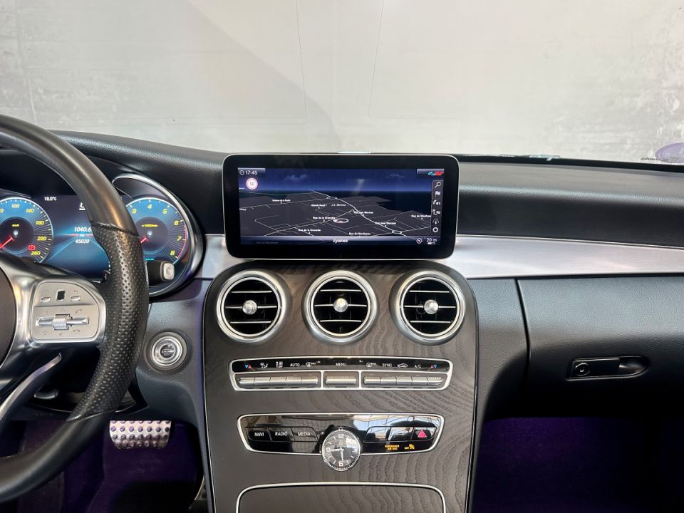 MERCEDES CLASSE C Cabriolet 200 1.5 184ch 9G-Tronic AMG Line - Le Hangar Bordelais - image 13