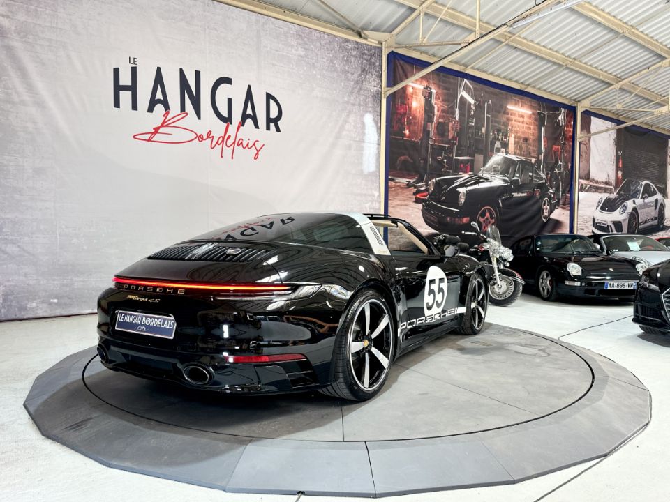 Porsche 911 Type 992 Targa 4S Héritage Design Edition 450ch PDK8 Cabriolet Noir - Série Limitée 155/992 - 249 990 € - image 8
