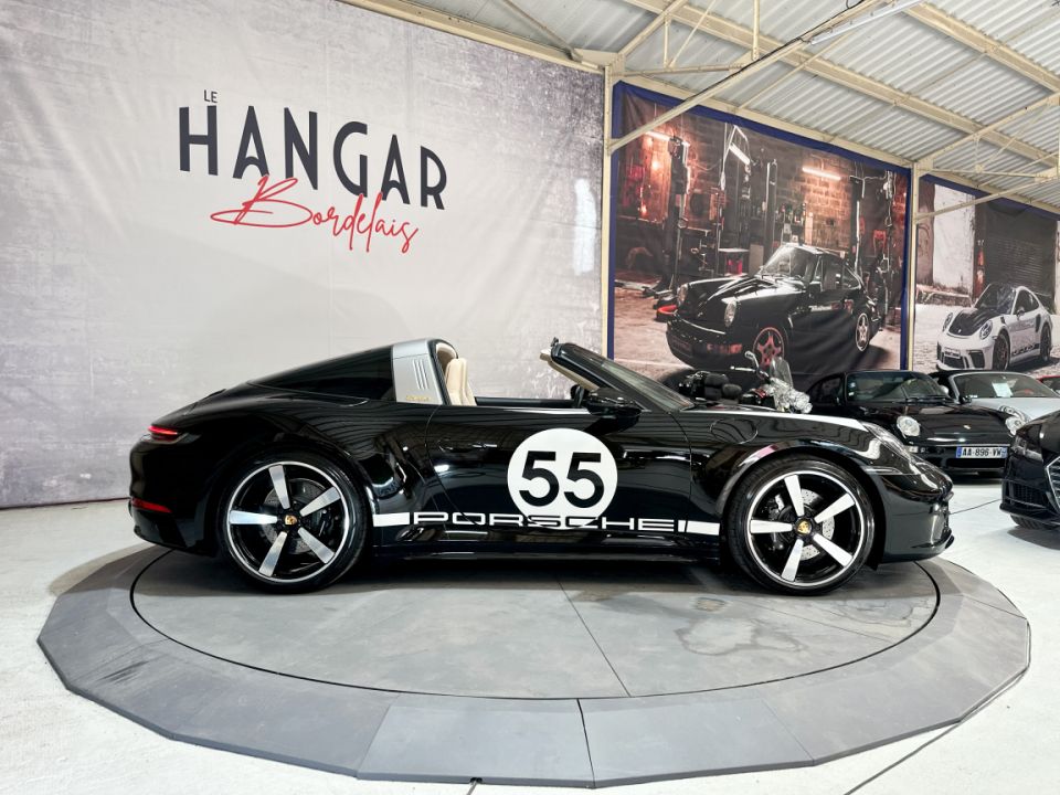 Porsche 911 Type 992 Targa 4S Héritage Design Edition 450ch PDK8 Cabriolet Noir - Série Limitée 155/992 - 249 990 € - image 10