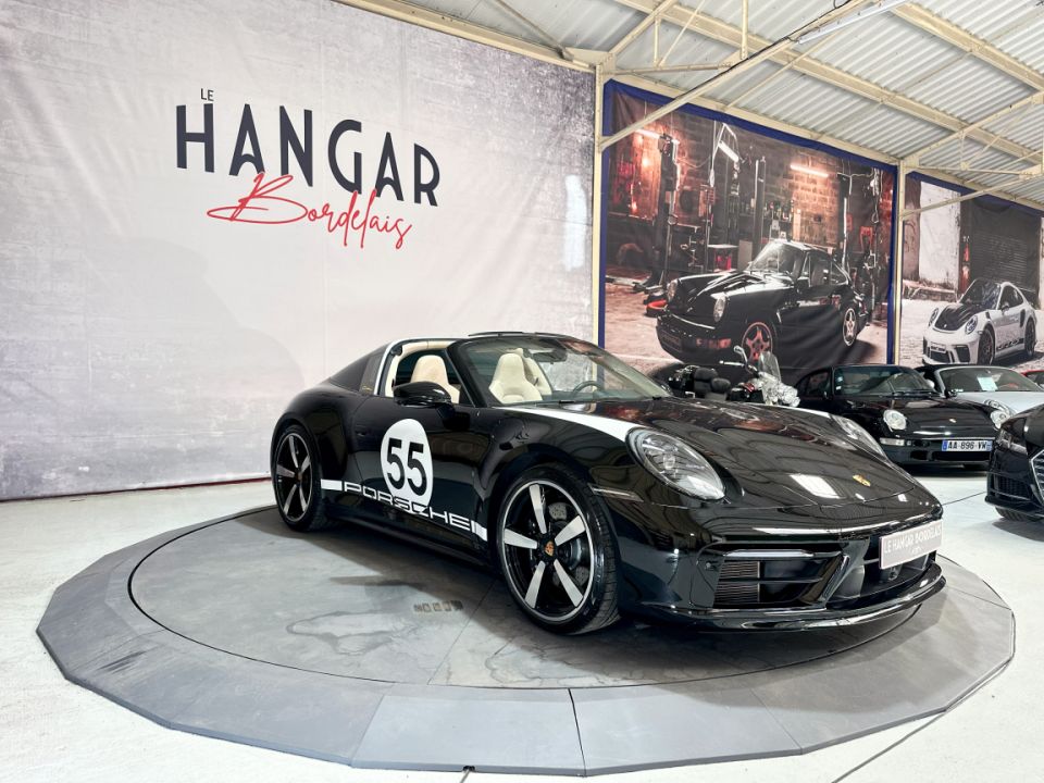 Porsche 911 Type 992 Targa 4S Héritage Design Edition 450ch PDK8 Cabriolet Noir - Série Limitée 155/992 - 249 990 € - image 12