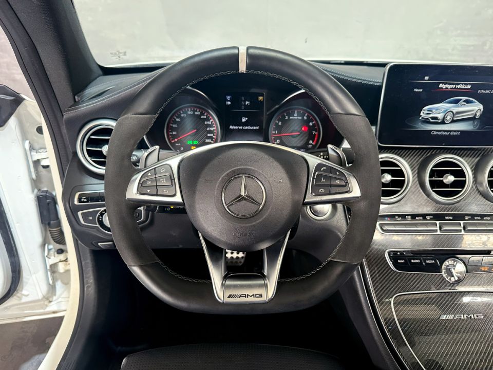 Mercedes Classe C 63 S AMG Coupé V8 4.0 510ch SPEEDSHIFT MCT7 Blanc Diamant MANUFAKTUR - 54 990 € - image 11