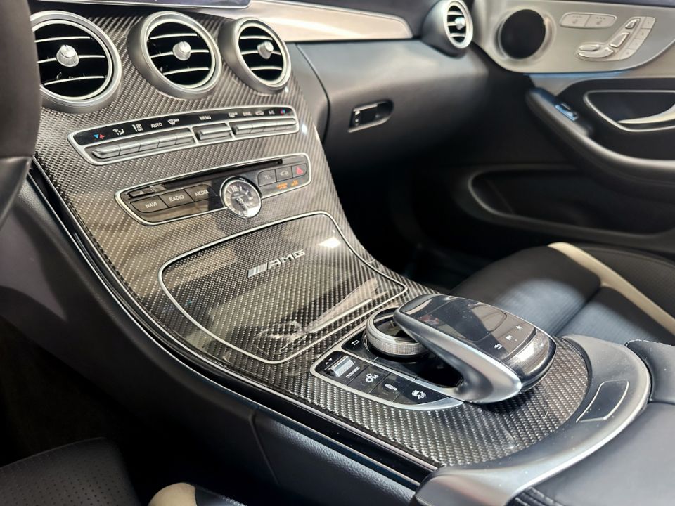 Mercedes Classe C 63 S AMG Coupé V8 4.0 510ch SPEEDSHIFT MCT7 Blanc Diamant MANUFAKTUR - 54 990 € - image 16