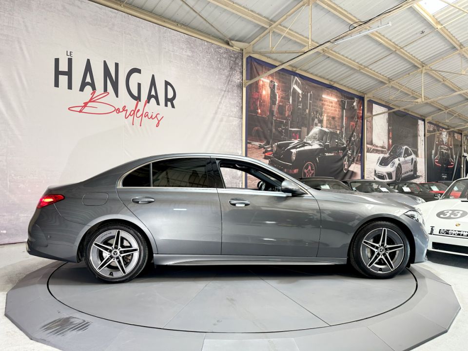 MERCEDES CLASSE C 200 1.5 204ch 9G-Tronic AMG Line Hybride Gris Sélénite 2022 - 34 990 € - image 8
