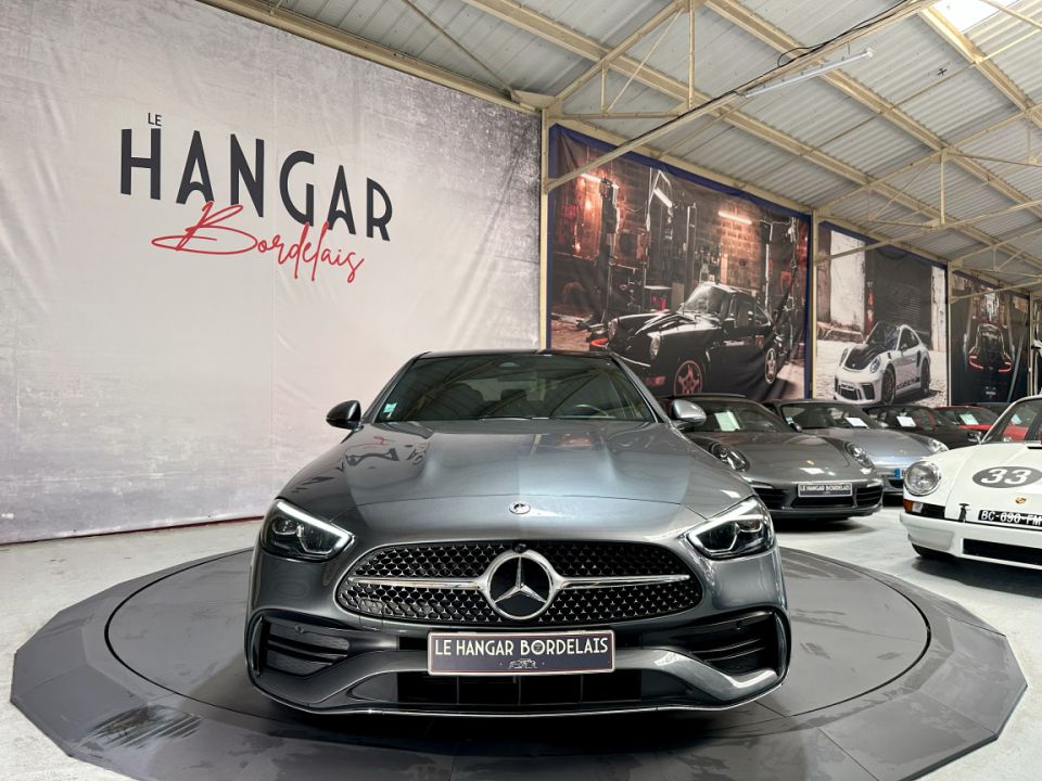 MERCEDES CLASSE C 200 1.5 204ch 9G-Tronic AMG Line Hybride Gris Sélénite 2022 - 34 990 € - image 12