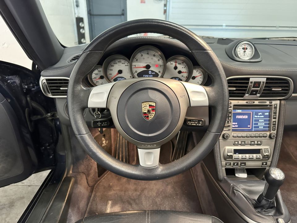 Porsche 911 Type 997 Carrera S Cabriolet 3.8 355ch BVM6 - Bleu Nuit Métallisé - image 11