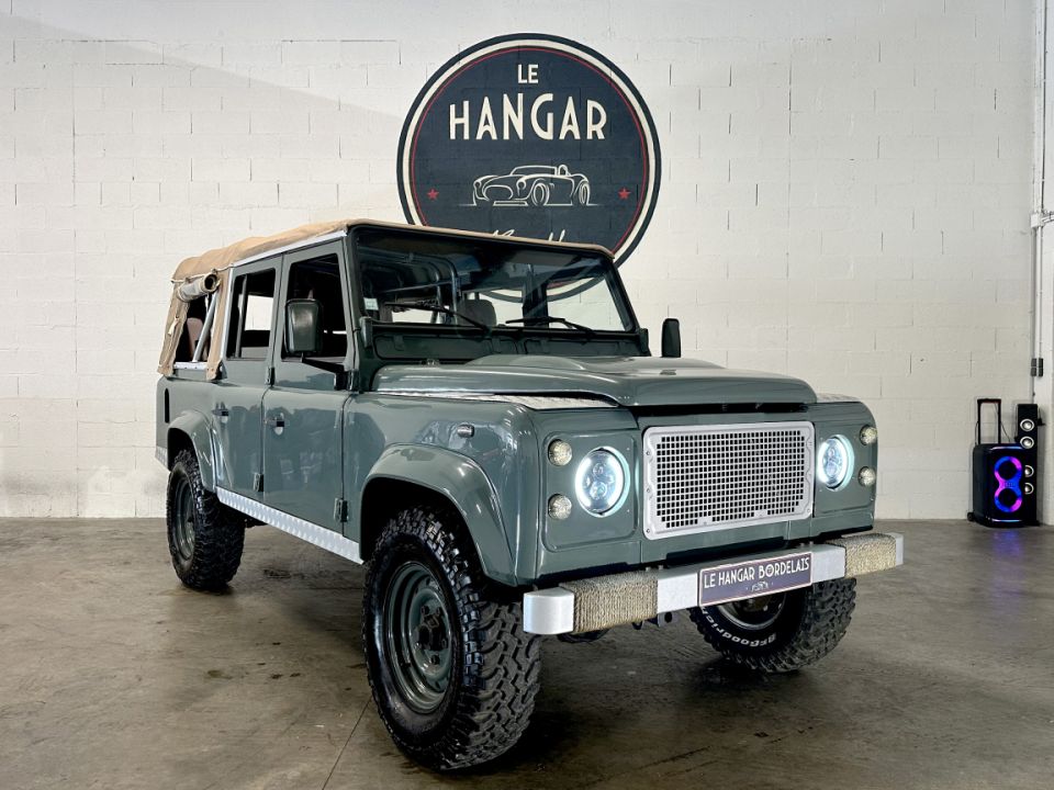 LAND ROVER DEFENDER 110 2.5 TD 85ch BVM5 Station Wagon 9 places Soft Top - État exceptionnel - 44 990 € - image 12
