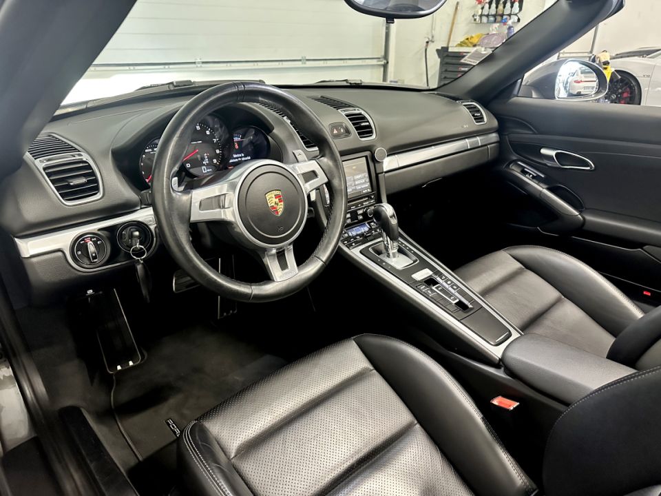 Porsche Boxster Type 981 2.7 265ch PDK7 Cabriolet - Gris Quartz Métallisé - 54 990 € - image 1