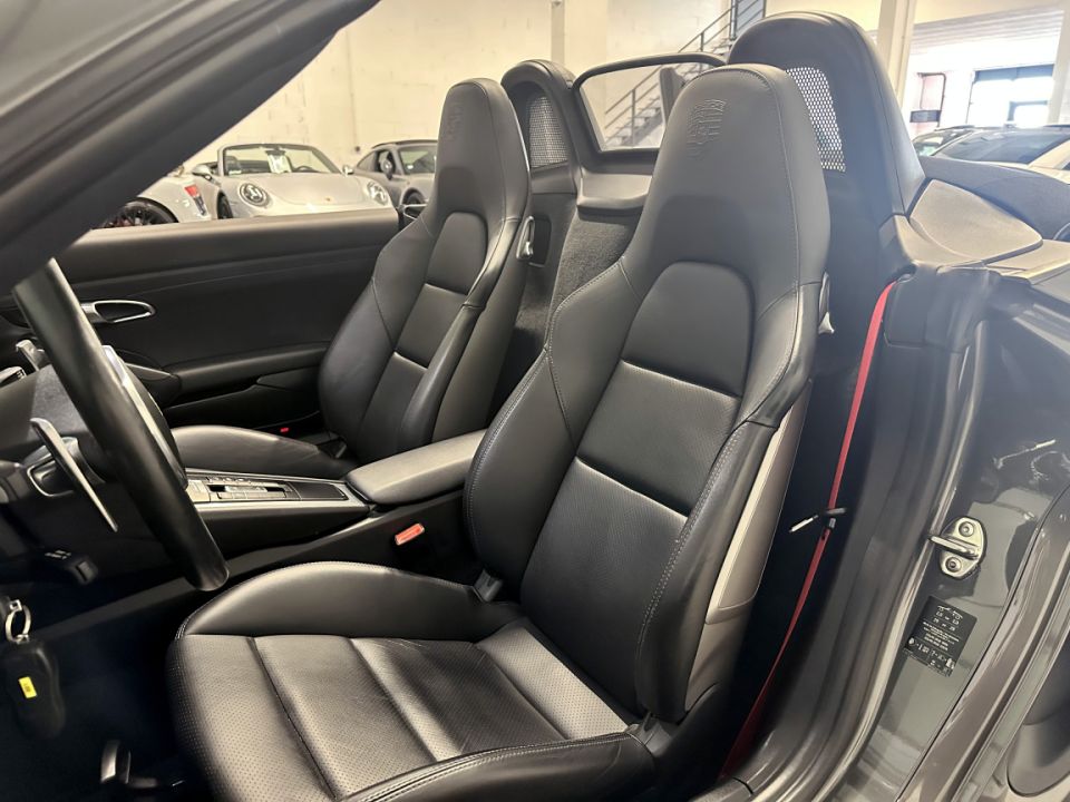 Porsche Boxster Type 981 2.7 265ch PDK7 Cabriolet - Gris Quartz Métallisé - 54 990 € - image 3