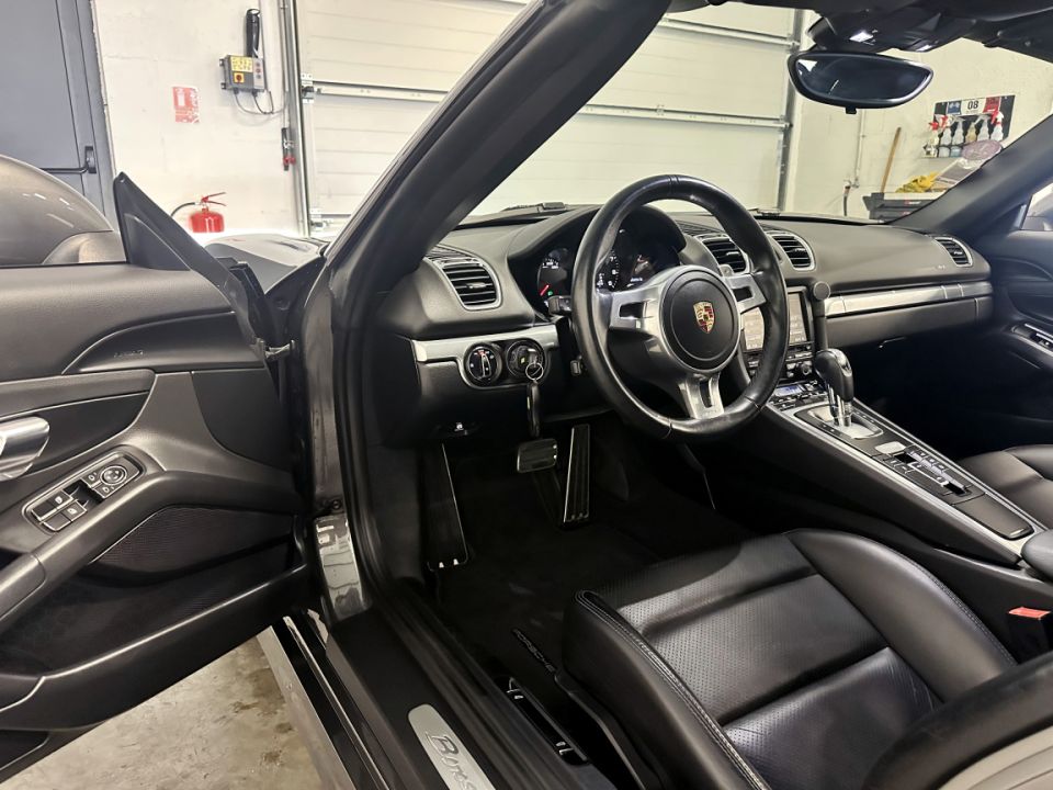 Porsche Boxster Type 981 2.7 265ch PDK7 Cabriolet - Gris Quartz Métallisé - 54 990 € - image 17