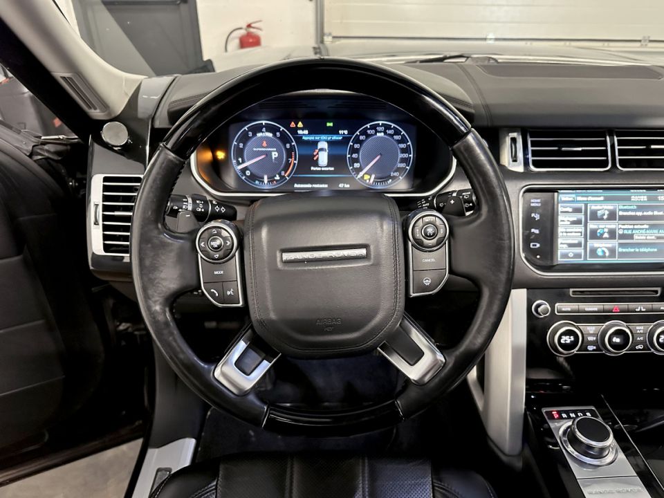LAND ROVER RANGE ROVER Autobiography Supercharged 5.0 510 ch Santorini Black - 45 990 € - image 13