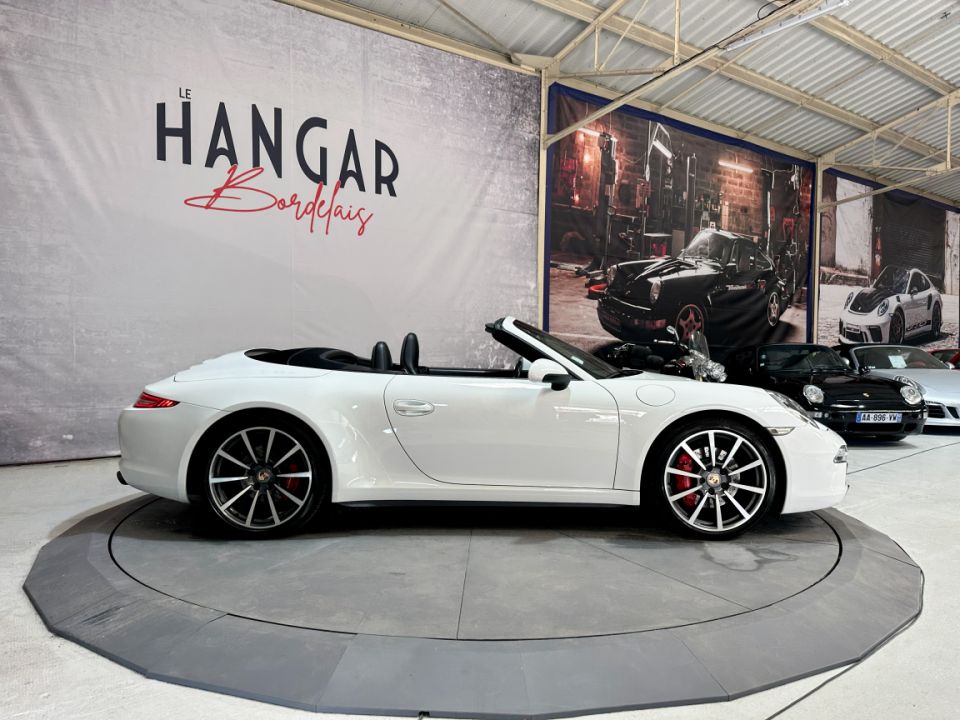 Porsche 911 Carrera 4S Cabriolet 3.8i 400 PDK Blanc Carrara - Transmission intégrale et Pack Sport Chrono - 89 990 € - image 10