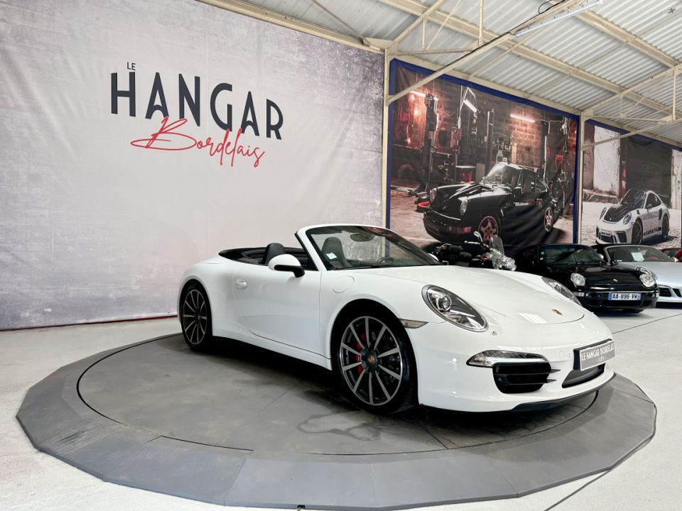 Porsche 911 Carrera 4S Cabriolet 3.8i 400 PDK Blanc Carrara - Transmission intégrale et Pack Sport Chrono - 89 990 € - image 12