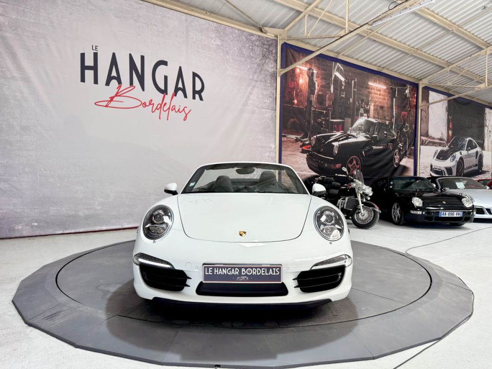 Porsche 911 Carrera 4S Cabriolet 3.8i 400 PDK Blanc Carrara - Transmission intégrale et Pack Sport Chrono - 89 990 € - image 14
