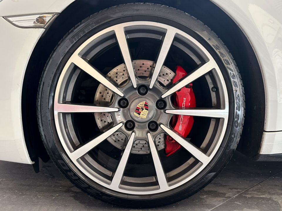 Porsche 911 Carrera 4S Cabriolet 3.8i 400 PDK Blanc Carrara - Transmission intégrale et Pack Sport Chrono - 89 990 € - image 15