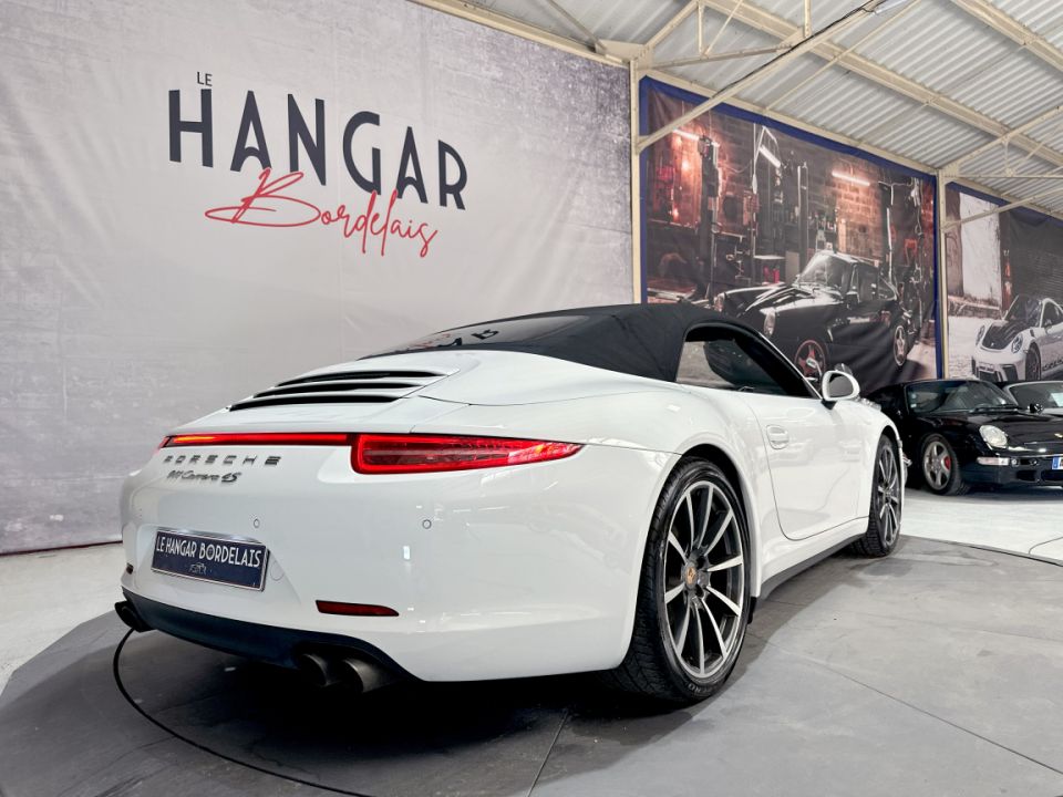 Porsche 911 Carrera 4S Cabriolet 3.8i 400 PDK Blanc Carrara - Transmission intégrale et Pack Sport Chrono - 89 990 € - image 18