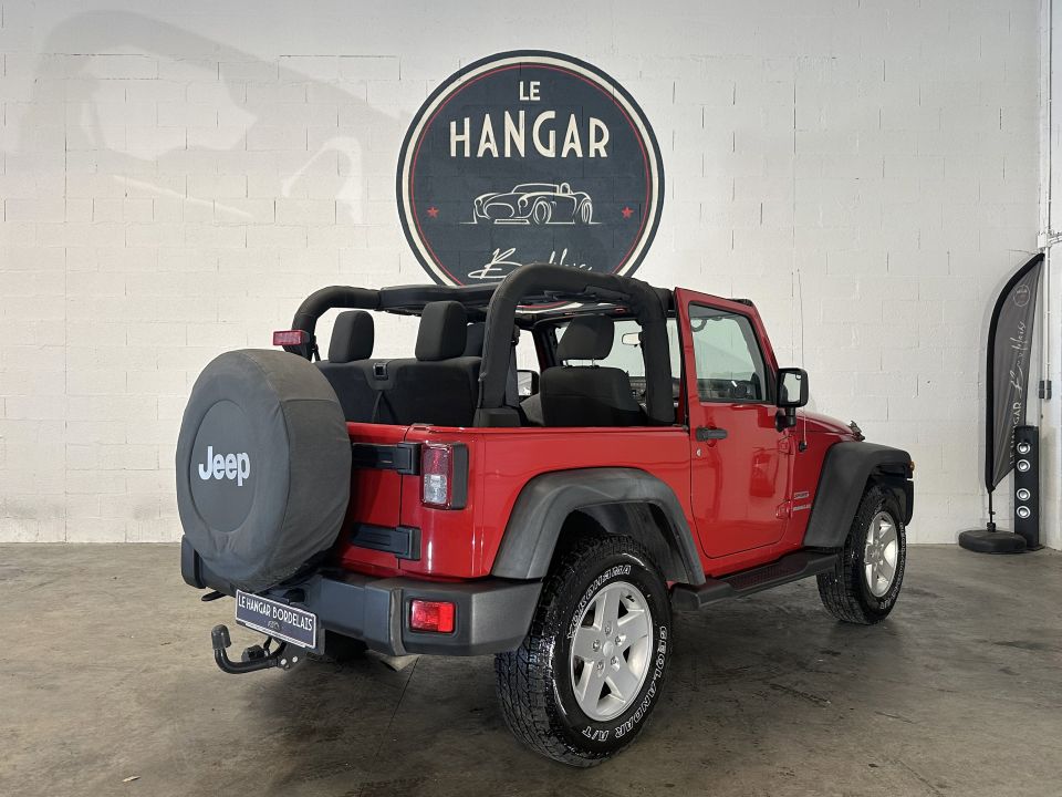 JEEP WRANGLER 2.8 CRD 200ch Sport BVM6 - Le Hangar Bordelais - image 8