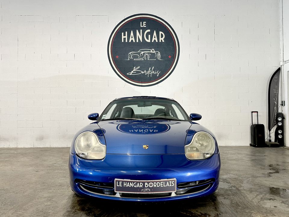 PORSCHE 911 Type 996 Carrera 4 Coupé 3.4 300ch BVM6 – Bleu Cobalt, cuir Gris Platine - image 14